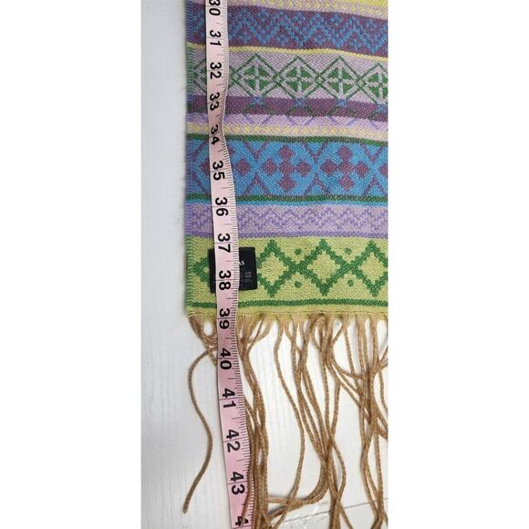 V.Fraas Extra Long Lightweight Multi-Color Scarf - Picture 3 of 7